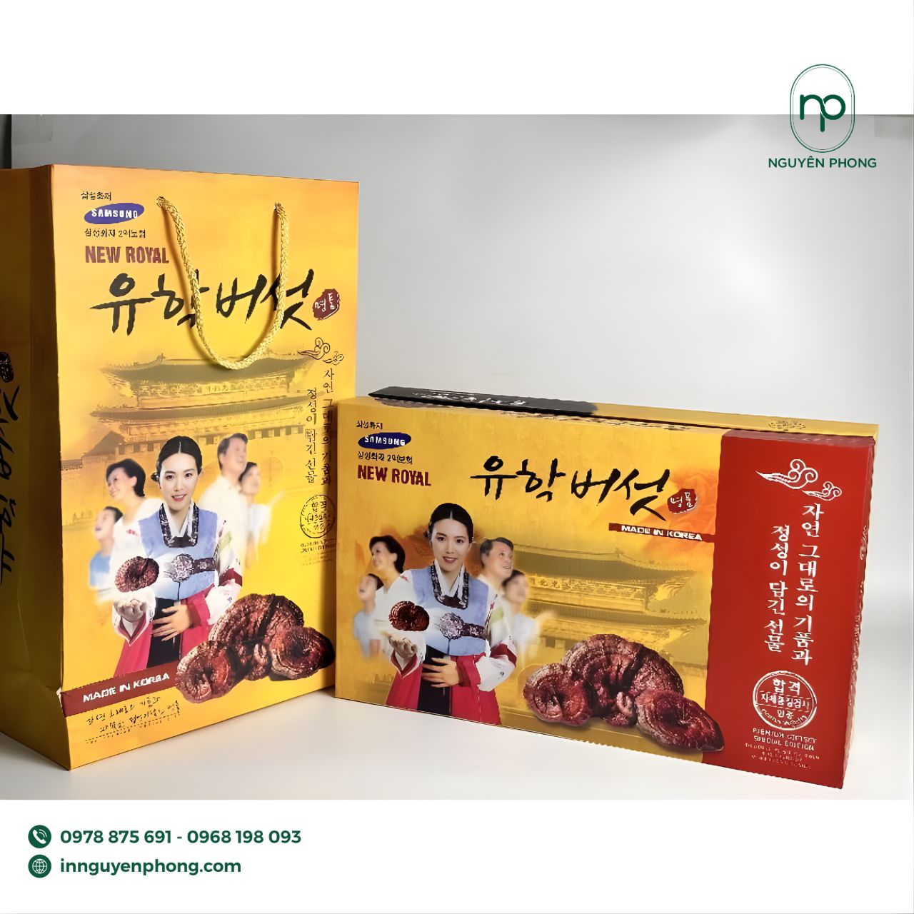 Chất liệu phổ biến khi in túi giấy đựng nấm linh chi
